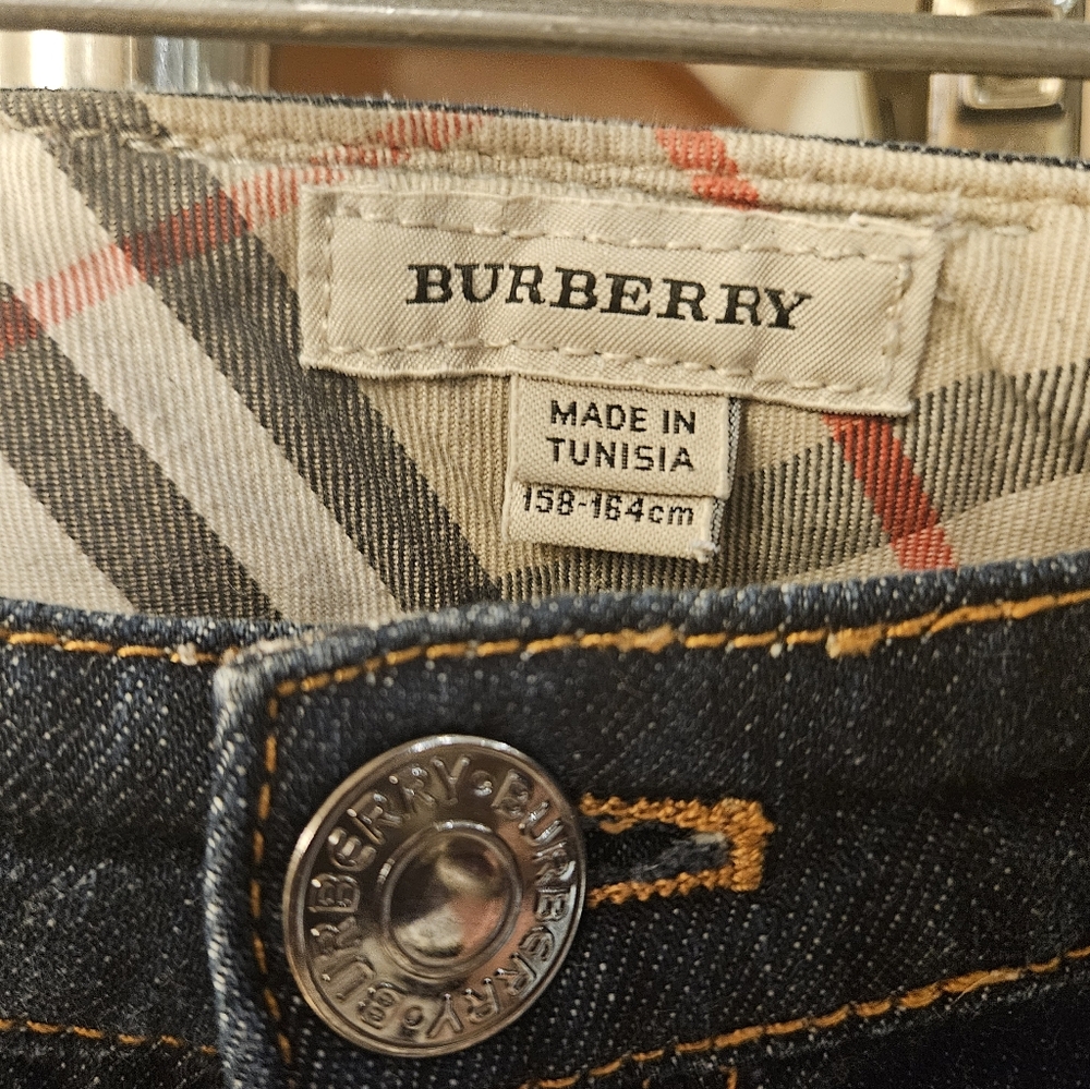 Burberry  dark wash blue jeans